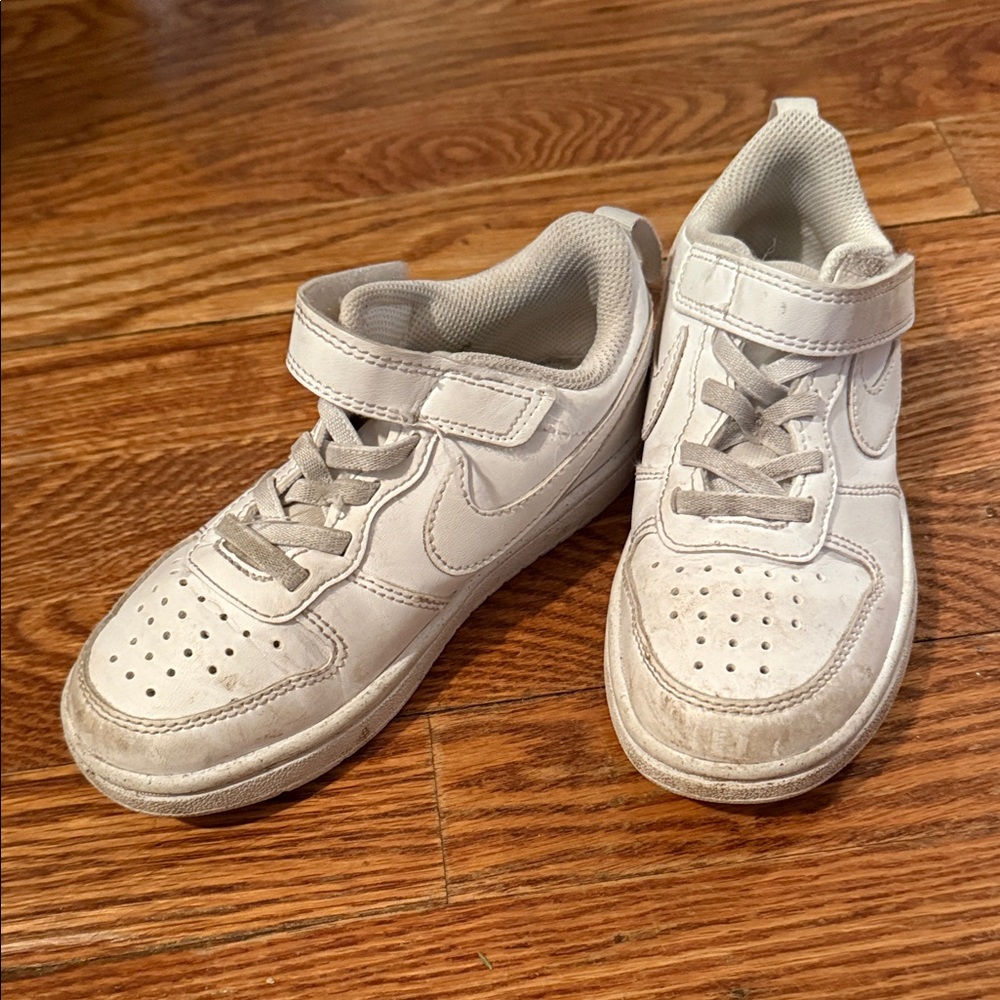 Kids White Nike Sneakers
